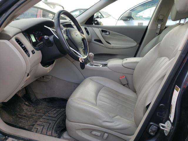 JNKAJ09F58M350235 - 2008 INFINITI EX35 BASE BLUE photo 7