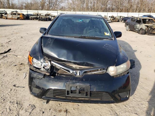 2HGFG12878H565143 - 2008 HONDA CIVIC EX BLACK photo 5