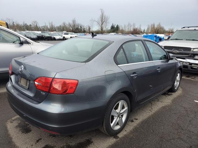 3VWLL7AJ5EM225567 - 2014 VOLKSWAGEN JETTA TDI GRAY photo 3