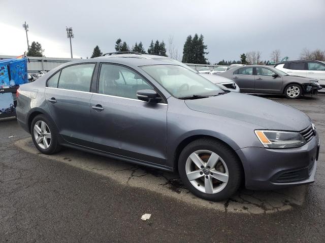 3VWLL7AJ5EM225567 - 2014 VOLKSWAGEN JETTA TDI GRAY photo 4