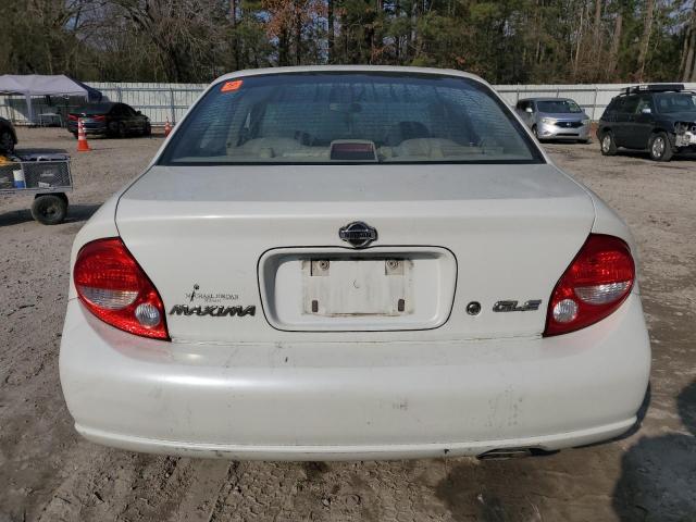 JN1CA31D3YT508182 - 2000 NISSAN MAXIMA GLE WHITE photo 6