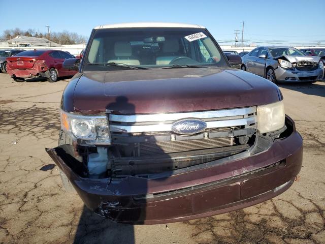 2FMEK62C99BA42104 - 2009 FORD FLEX SEL BURGUNDY photo 5