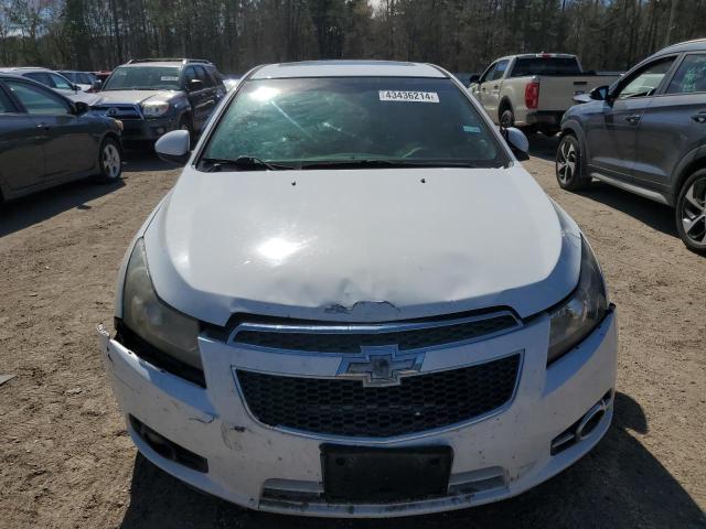 1G1PF5SC2C7369965 - 2012 CHEVROLET CRUZE LT WHITE photo 5