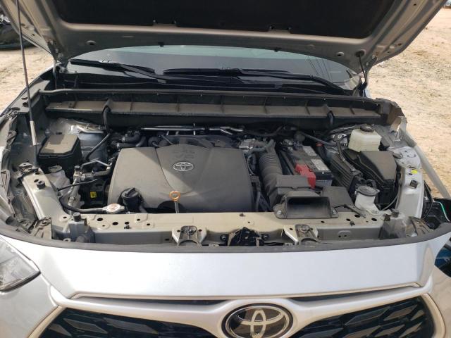 5TDGZRAH0LS503719 - 2020 TOYOTA HIGHLANDER XLE SILVER photo 11