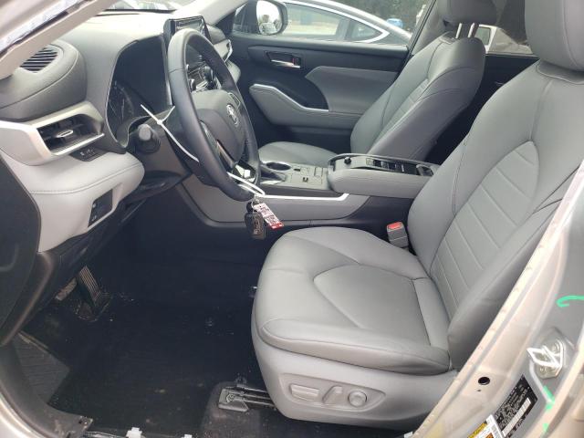 5TDGZRAH0LS503719 - 2020 TOYOTA HIGHLANDER XLE SILVER photo 7