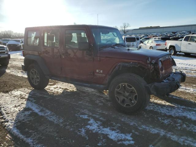 1J4GA391X9L759088 - 2009 JEEP WRANGLER U X MAROON photo 4