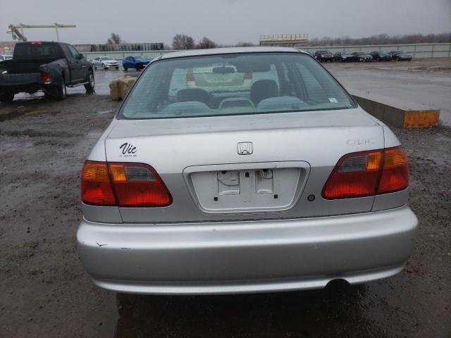 2HGEJ6611YH514146 - 2000 HONDA CIVIC BASE SILVER photo 6