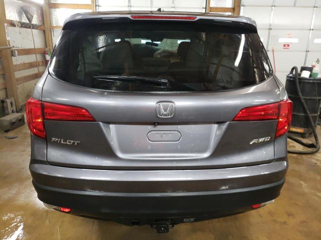 5FNYF6H4XHB102172 - 2017 HONDA PILOT EX GRAY photo 6