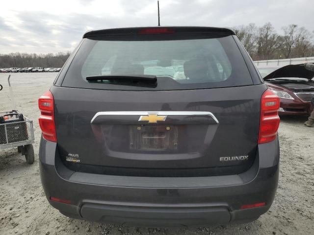 2GNFLEEK7G6258775 - 2016 CHEVROLET EQUINOX LS GRAY photo 6