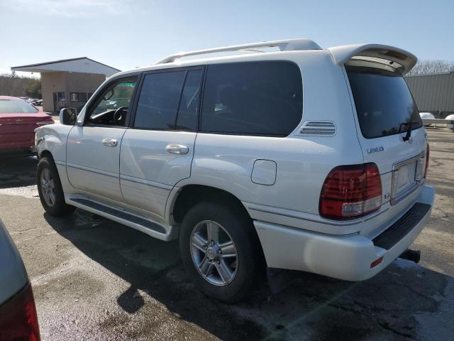 JTJHT00W064005714 - 2006 LEXUS LX 470 WHITE photo 2