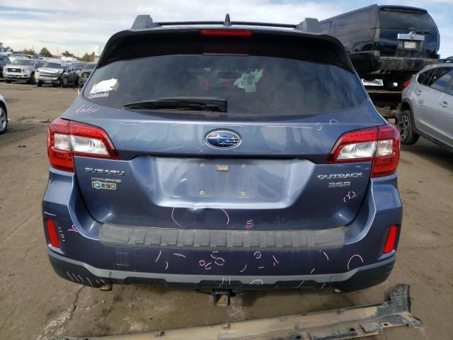 4S4BSENC8G3302305 - 2016 SUBARU OUTBACK 3.6R LIMITED BLUE photo 6