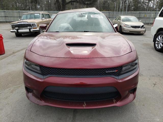 2C3CDXHG5KH578786 - 2019 DODGE CHARGER GT MAROON photo 5