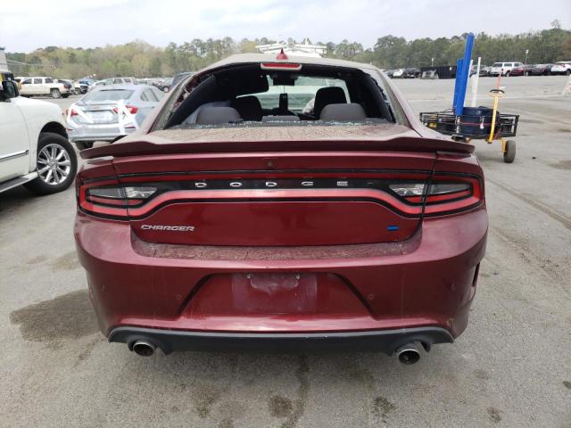 2C3CDXHG5KH578786 - 2019 DODGE CHARGER GT MAROON photo 6
