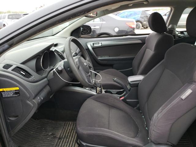 KNAFU6A22D5742861 - 2013 KIA FORTE EX BLACK photo 5