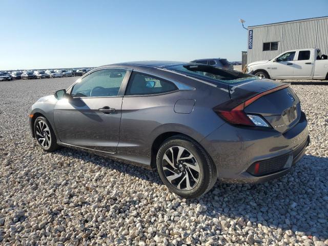 2HGFC4B02JH300501 - 2018 HONDA CIVIC LX GRAY photo 2