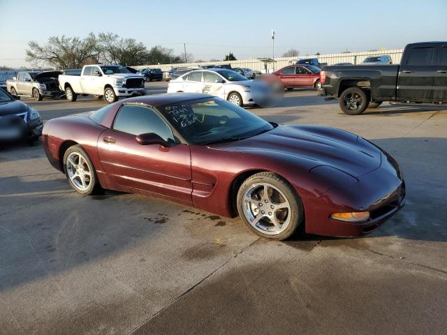 1G1YY22G135133111 - 2003 CHEVROLET CORVETTE BURGUNDY photo 4