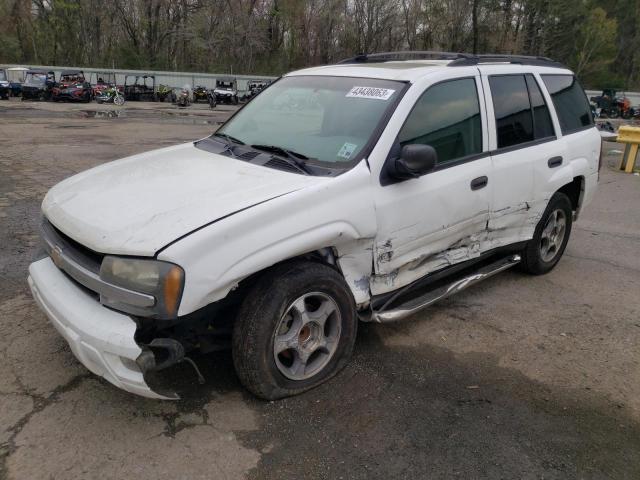 1GNDS13S182153976 - 2008 CHEVROLET TRAILBLAZE LS WHITE photo 1