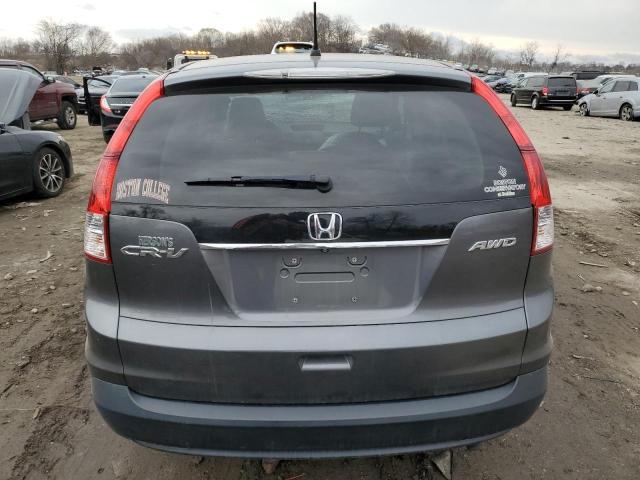 2HKRM4H55EH692169 - 2014 HONDA CR-V EX GRAY photo 6