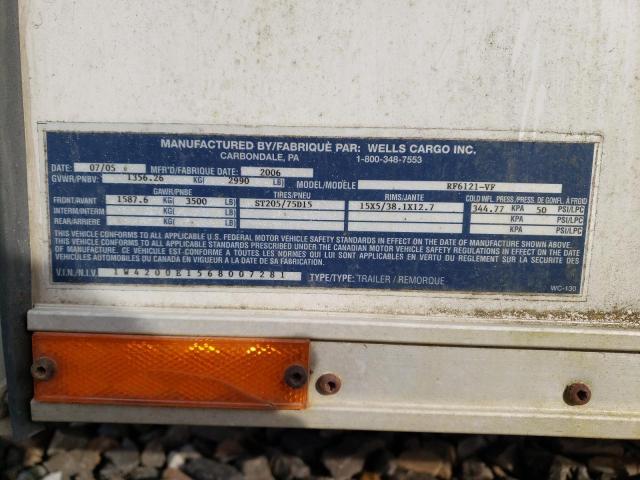 1W4200E1568007281 - 2006 UTILITY TRAILER Ağ foto 10