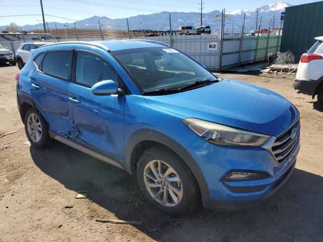 KM8J33A40HU259294 - 2017 HYUNDAI TUCSON LIMITED BLUE photo 4