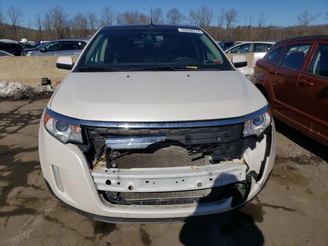 2FMDK4JC7DBA25313 - 2013 FORD EDGE SEL WHITE photo 5