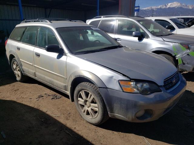 4S4BP61C357345579 - 2005 SUBARU LEGACY OUTBACK 2.5I SILVER photo 4