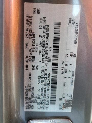 5LMTJ3DH2HUL24365 - 2017 LINCOLN MKC RESERVE Gümüş foto 14