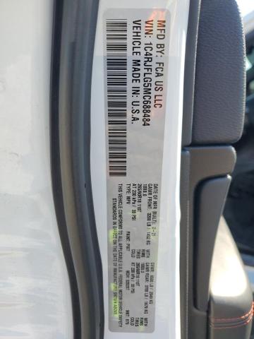 1C4RJFLG5MC688484 - 2021 JEEP GRAND CHER TRAILHAWK თეთრი ფოტო 13