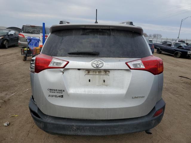 2T3YFREV4DW028377 - 2013 TOYOTA RAV4 LIMITED SILVER photo 6