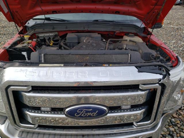 1FTBF2B66CED03151 - 2012 FORD F250 SUPER DUTY RED photo 11