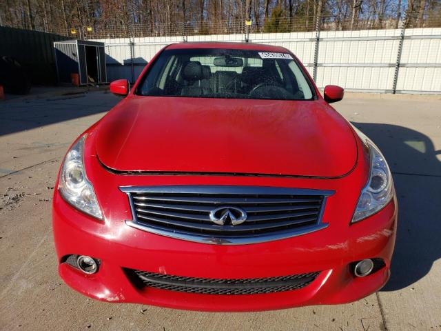 JN1CV6AP8DM302005 - 2013 INFINITI G37 BASE RED photo 5