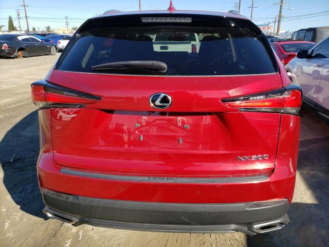 JTJYARBZ4K2155932 - 2019 LEXUS NX 300 BASE RED photo 6