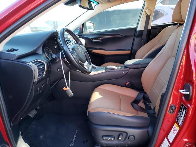 JTJYARBZ4K2155932 - 2019 LEXUS NX 300 BASE წითელი ფოტო 7