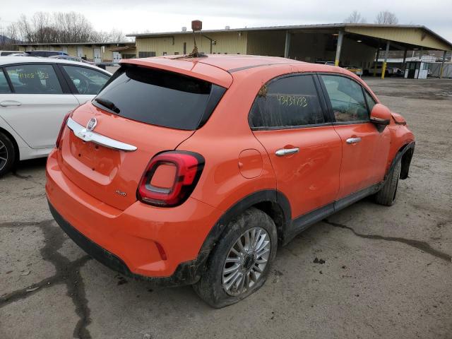 ZFBNF3A13MP885274 - 2021 FIAT 500X POP ORANGE photo 3