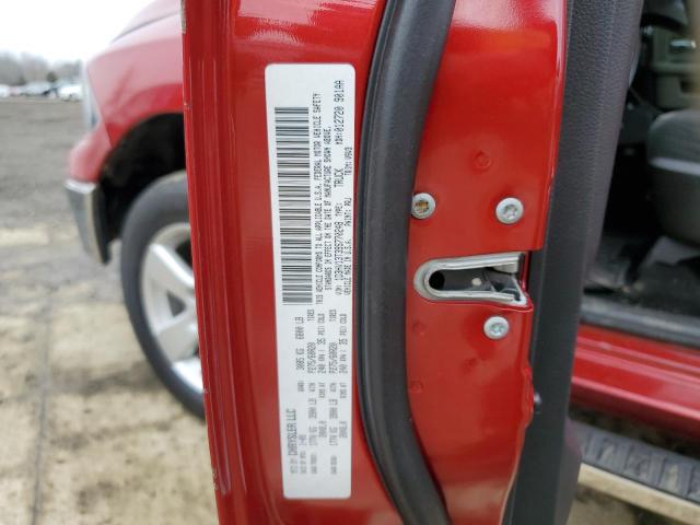 1D3HV13T39S770248 - 2009 DODGE RAM 1500 RED photo 13