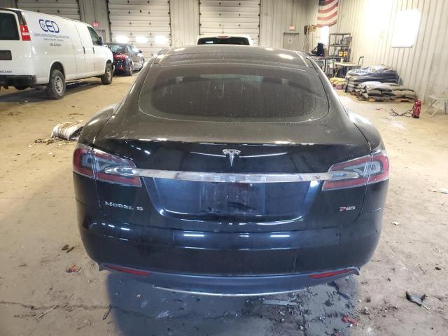 5YJSA1DPXDFP12638 - 2013 TESLA MODEL S შავი ფოტო 6
