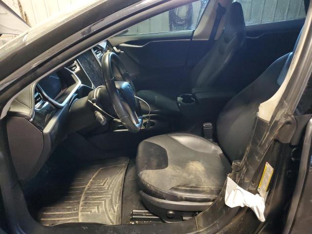 5YJSA1DPXDFP12638 - 2013 TESLA MODEL S შავი ფოტო 7