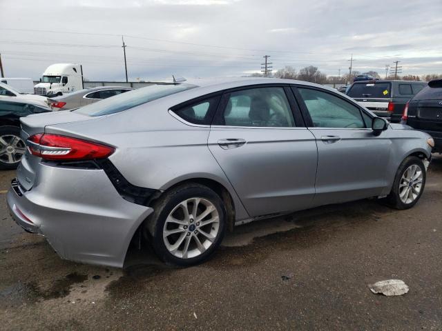 3FA6P0LU2LR145183 - 2020 FORD FUSION SE SILVER photo 3