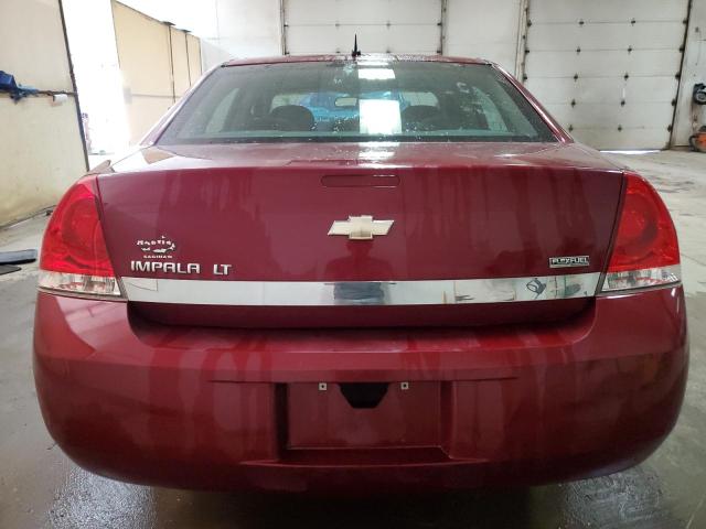 2G1WT57K391279606 - 2009 CHEVROLET IMPALA 1LT MAROON photo 6