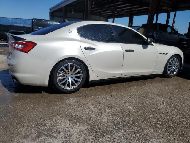 ZAM57RTA8E1087444 - 2014 MASERATI GHIBLI S WHITE photo 3