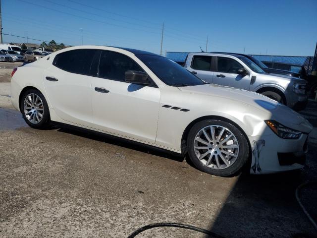 ZAM57RTA8E1087444 - 2014 MASERATI GHIBLI S WHITE photo 4