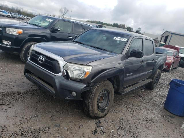 5TFJU4GN0FX077422 - 2015 TOYOTA TACOMA DOUBLE CAB PRERUNNER GRAY photo 1