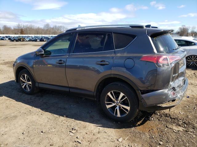 JTMRFREV0HJ125195 - 2017 TOYOTA RAV4 XLE GRAY photo 2