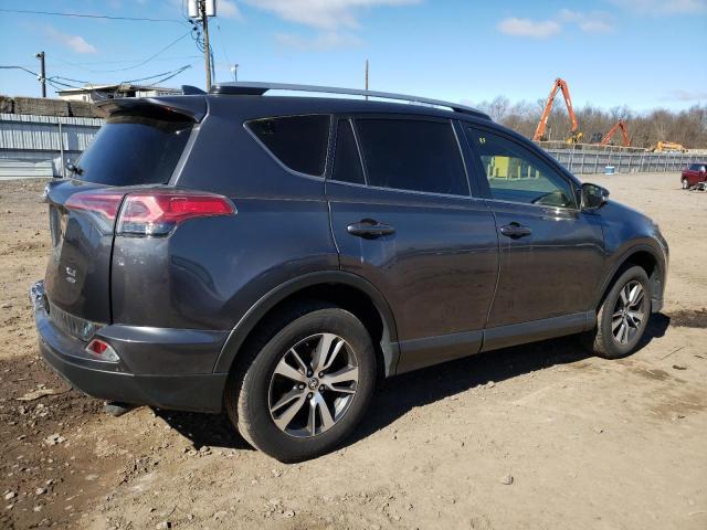 JTMRFREV0HJ125195 - 2017 TOYOTA RAV4 XLE GRAY photo 3