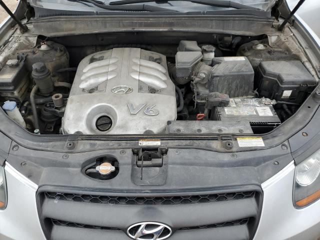 5NMSG73E27H057069 - 2007 HYUNDAI SANTA FE GL SILVER photo 12