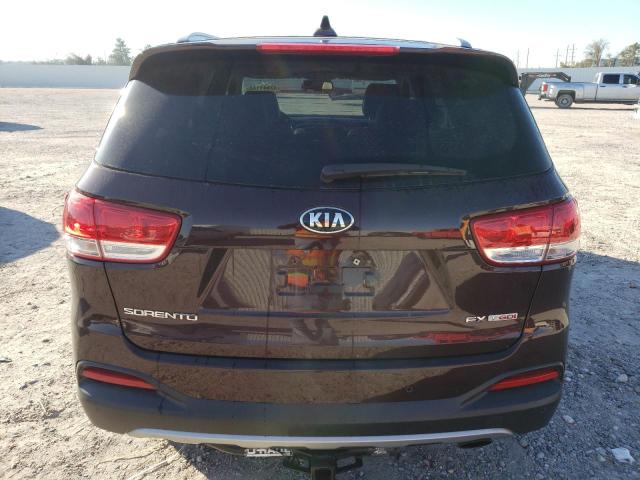 5XYPHDA14GG009505 - 2016 KIA SORENTO EX PURPLE photo 6