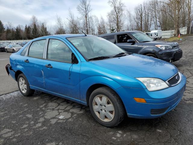 1FAFP34N97W241596 - 2007 FORD FOCUS ZX4 BLUE photo 4