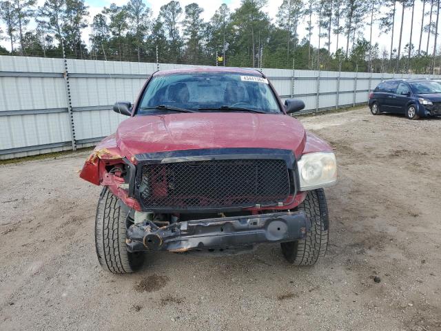 1D7HE22K66S604623 - 2006 DODGE DAKOTA ST RED photo 5