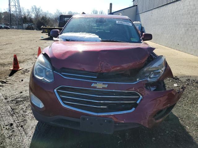 2GNALCEK5G6341927 - 2016 CHEVROLET EQUINOX LT BURGUNDY photo 5