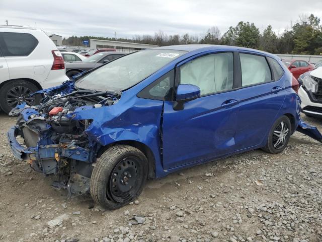 3HGGK5H40JM718158 - 2018 HONDA FIT LX BLUE photo 1